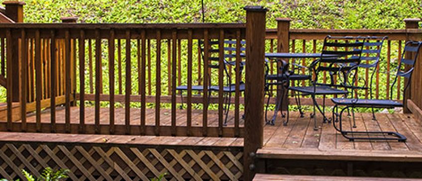 Repair damages to your deck