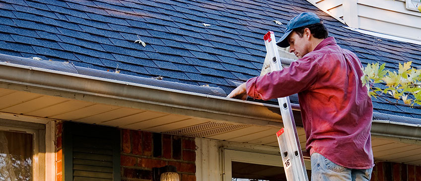 DIY gutter installation