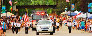 July Fourth Parade in Delano, Minnesotta