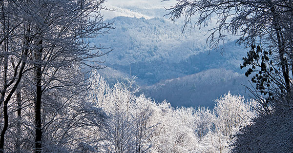 Sightseeing in the Great Smokey Mountains in Gatlinburg, TN