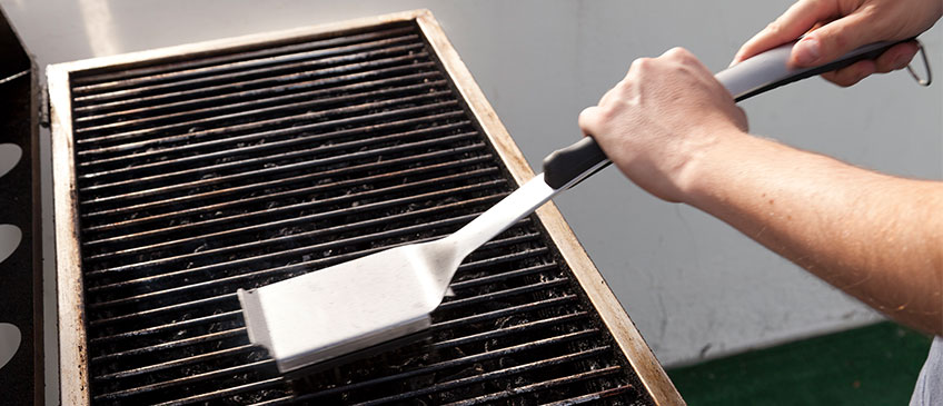 how to clean your grill